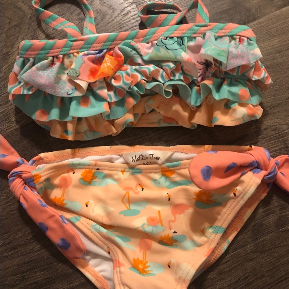 Matilda Jane GUC bikini ruffles size 2 & 4